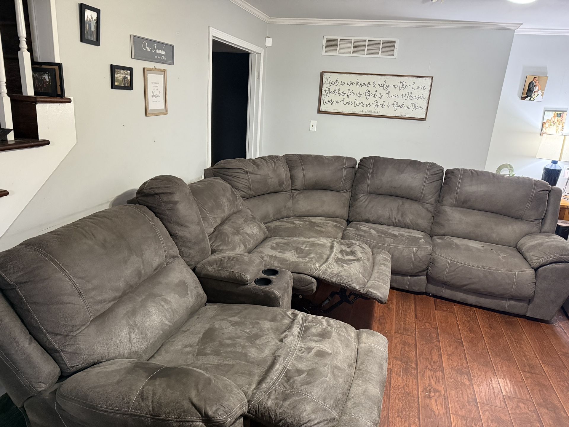 Sectional And Matching Love Seat