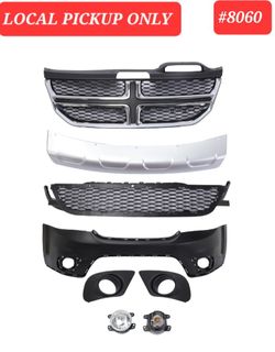 ➿️ For 2011-19 Dodge Journey Front Bumper Cover Assembly Complete w/grille, fogs #8060