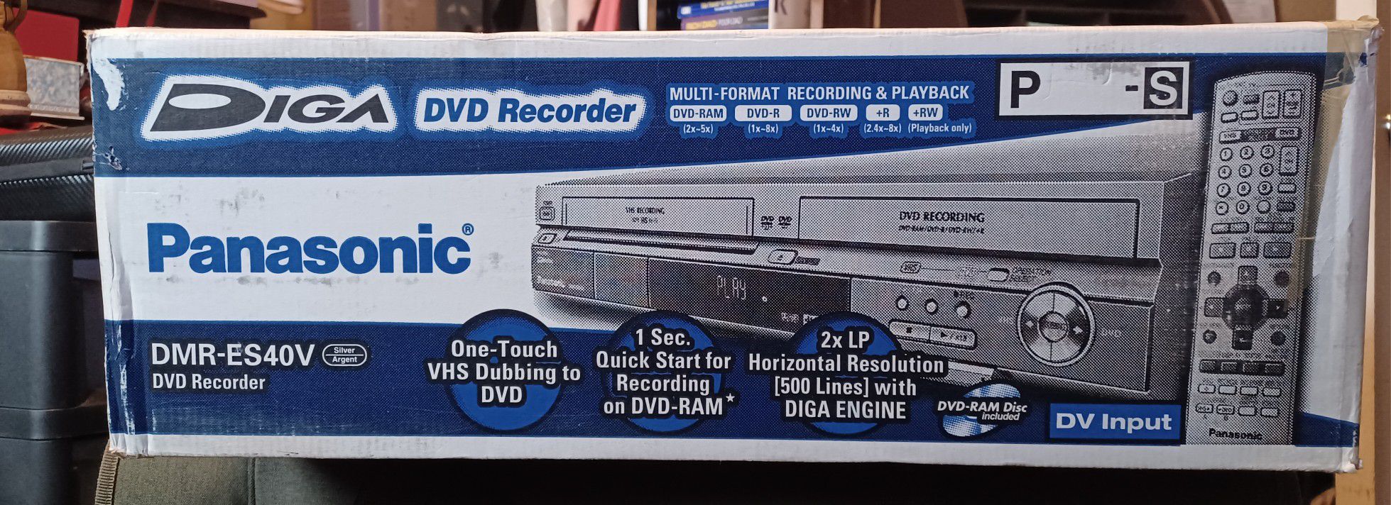DVD VHS Combo DVD Recorder  Panasonic 