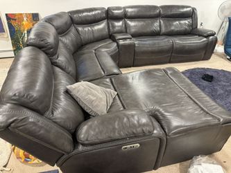 Leather sectional Sofa