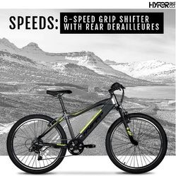 26in Hyper E-Ride Mountain MTB-FS E-Bike