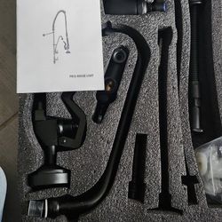 Black Commercial Faucet 