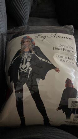 leg avenue day of the dead poncho