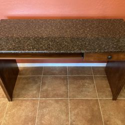 Desk With Drawer And Storage / Keyboard Tray