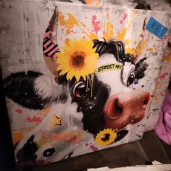Cow Canvas