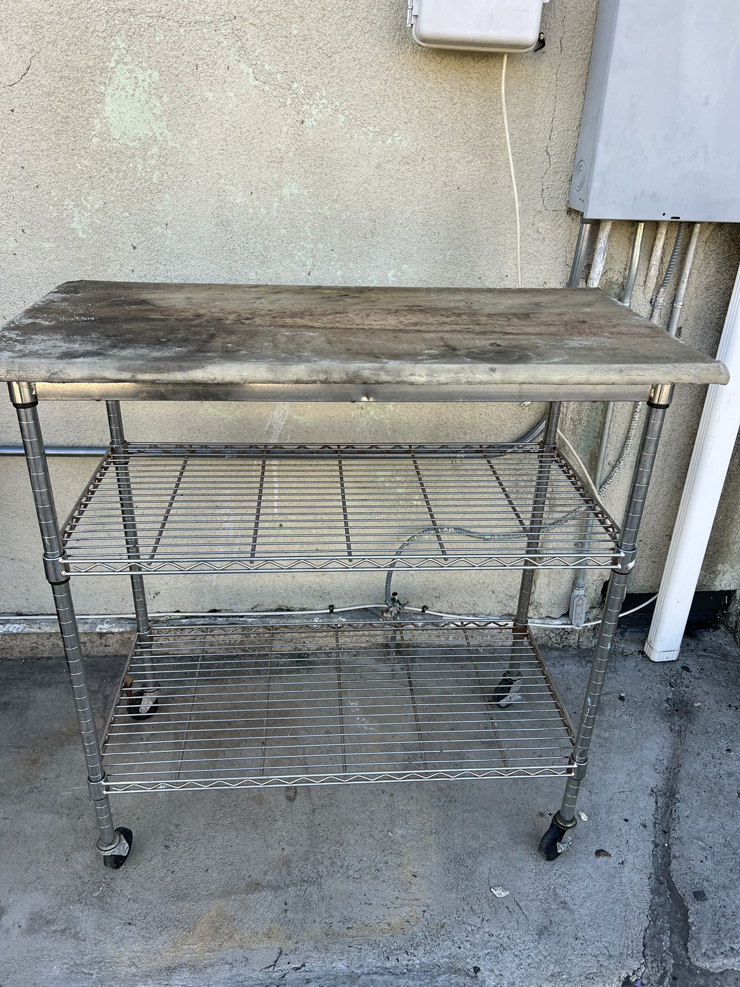 Island Table /stand/ Shelf 