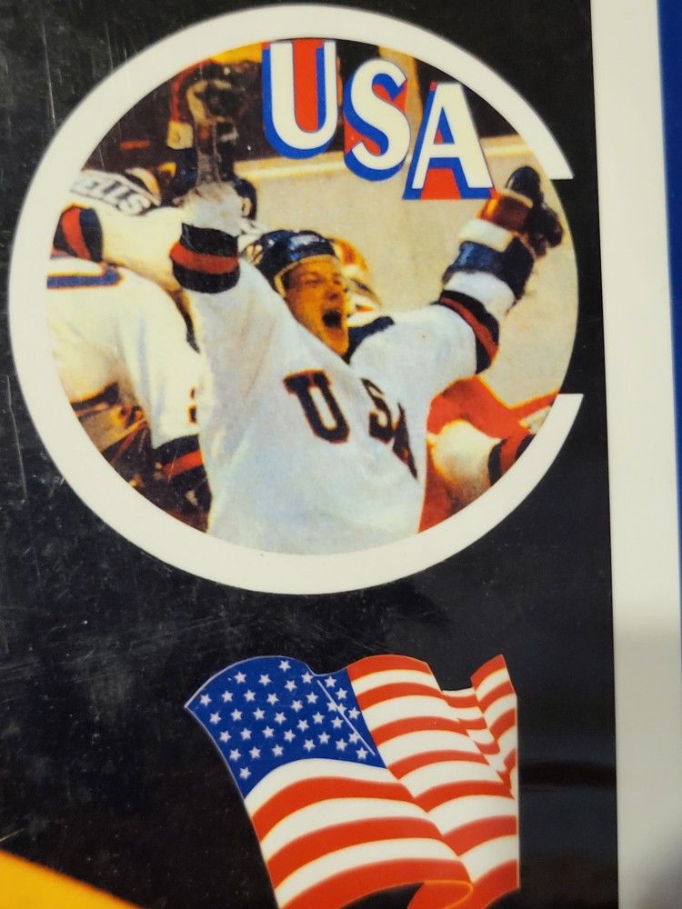 Vintage USA Hockey Miracle Team Poster