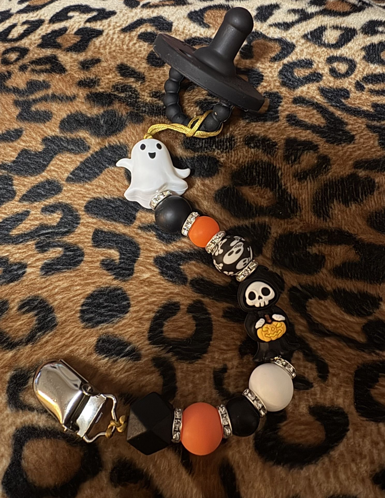 Custom Halloween Pacifier Clip🎃