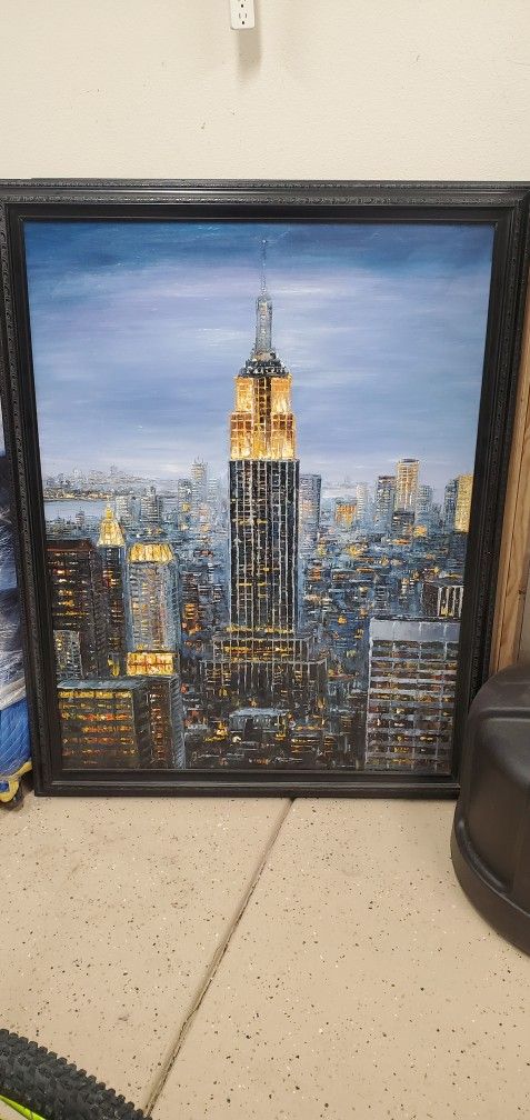 Empire State Building Painting
