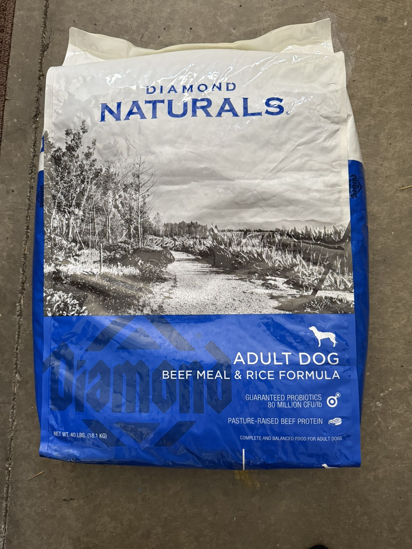Diamond Naturals Beef Meal & Rice Formula Adult Dry Dog Food, 40-lb bag
