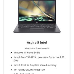 Aspire Laptop