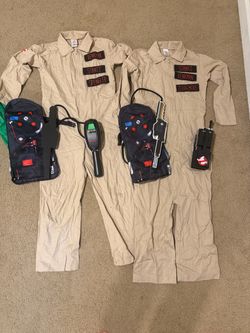Ghostbuster suits and accessories youth