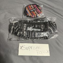 Supreme Woven Waist Bag And Coin Pouch