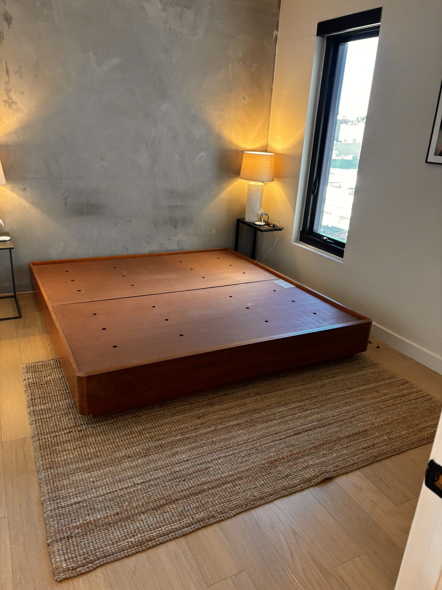 West Elm Plinth Bedframe - King