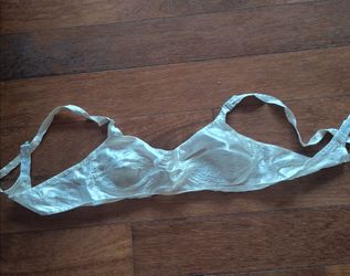 Vintage satin bullet bra