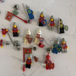 Lego Castle Figures And Accessories From The 1970s/80s