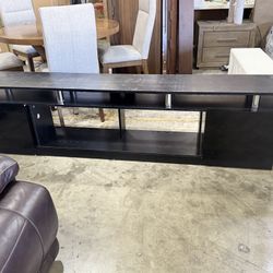 90" Black Tv Stand $200