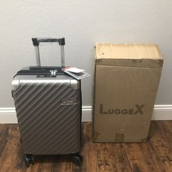 Brand new inbox Luggex 20” carry on luggage ( Black gun color)