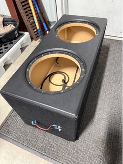 Duel 12 inch ported subwoofer box, made for two JL12w6