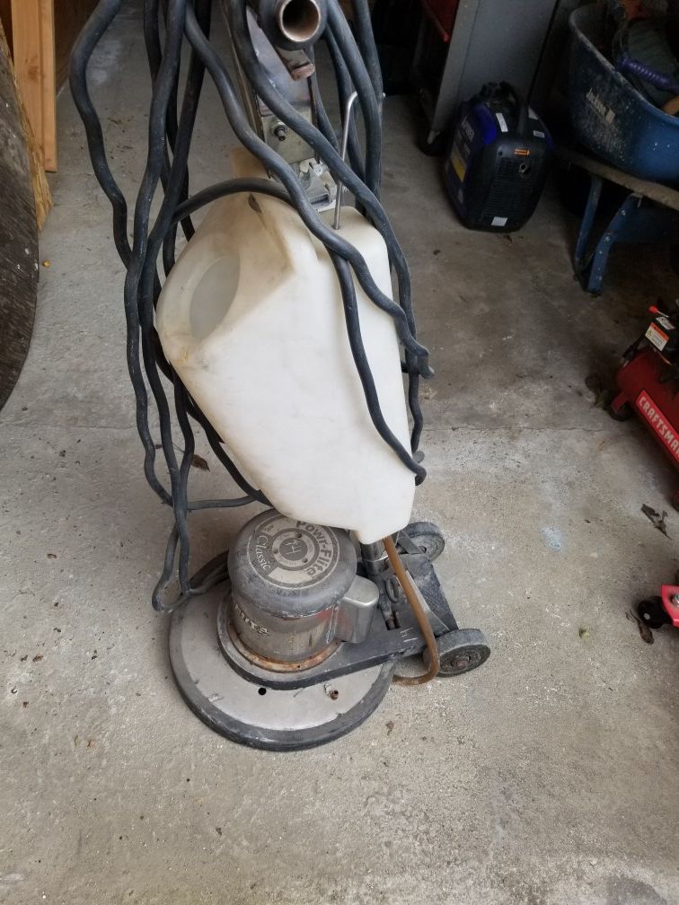 Power flite floor scrubber