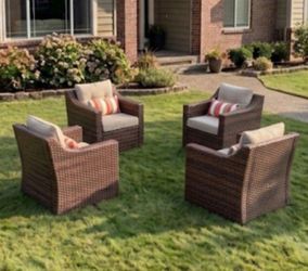 Patio club chairs brand new in the box outdoor patio furniture set.