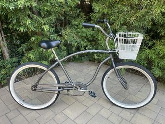 Firmstrong Chief Matte Grey Beach Cruiser