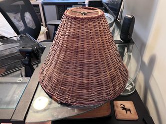 Wicker shade 12” wide
