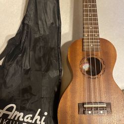 Brand new Amahi Mahogany Ukulele Bought In Hawaii 