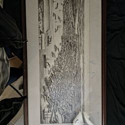 Detailed 1884 Map Drawing By H. Wellge Del Of Downtown Southlake Union