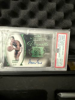 Jerry West Emrald In The Game Used