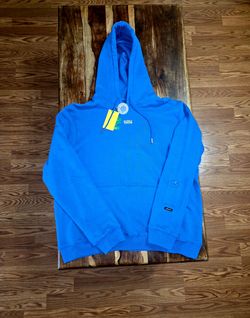 Bobblehaus -Deadstock- Recycled Cotton Pullover Hoodie - Royal Blue - Size L