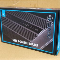 JL Audio Marine Compact Power Amplifier 1000 Watts 4-Ch Speaker System Amp MX500/4 🚨 Payment Options Available 🚨 No Credit Needed 🚨 