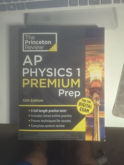 Princeton Reviews AP Physics 1 Prep book