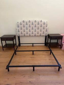 Headboard and bed rail for sale!