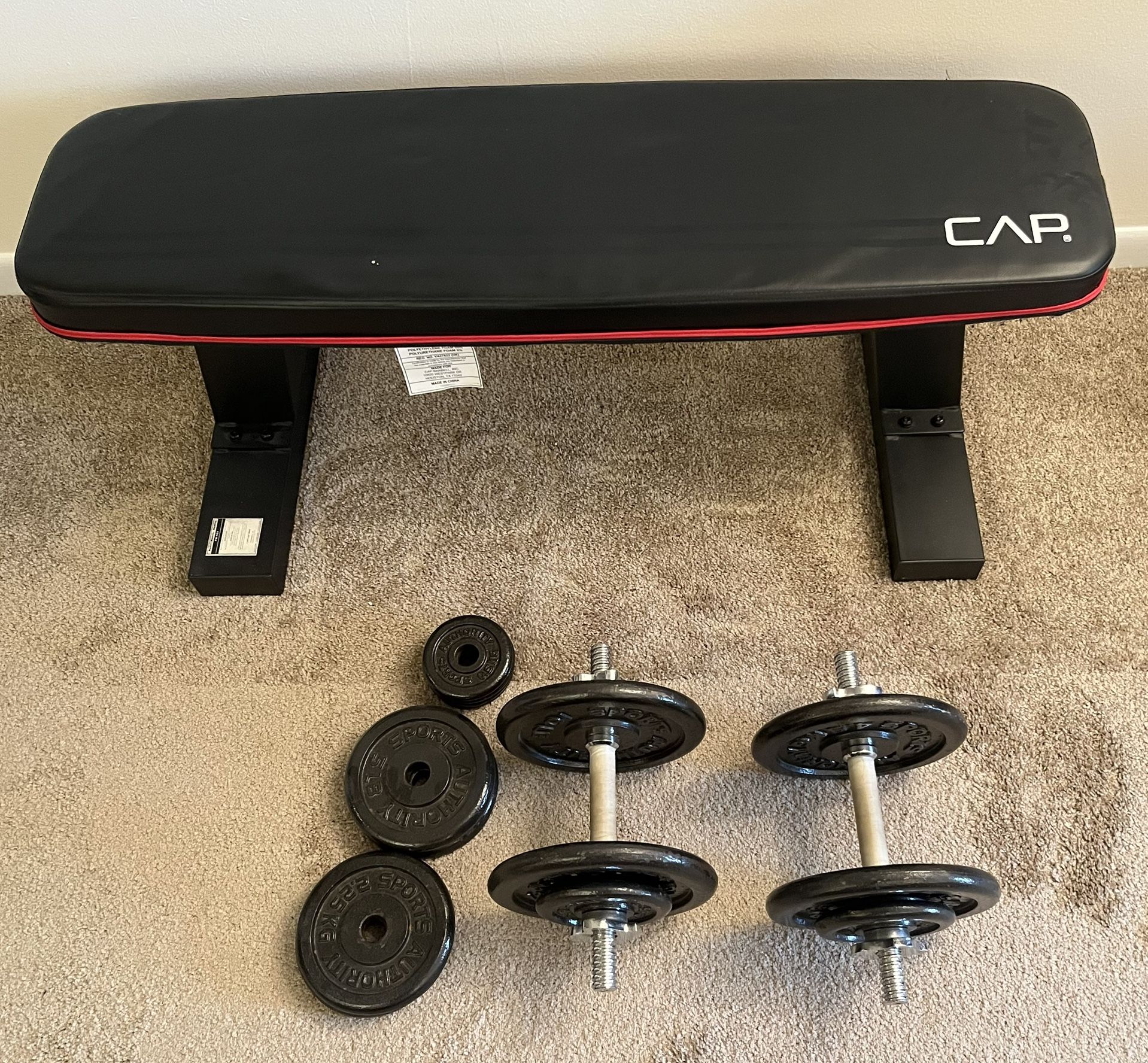 Dumbbells Plus Bench