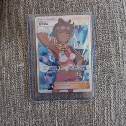 Olivia - 111/111 - Pokemon Crimson Invasion Sun Moon Full Art Card NM