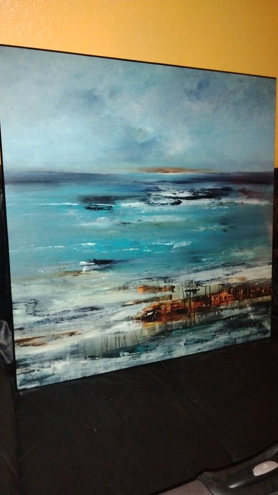 Large Modern Seascape Painting