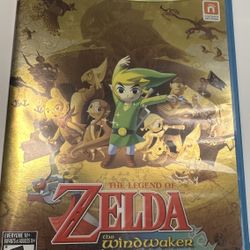 Legend Of Zelda The Wind Waker HD (Nintendo Wii U 2013) Authentic, Tested, Works