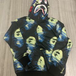 Bape Hoodie Size Med-Large 
