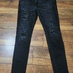 American Eagle Black Jeans Size 32x32