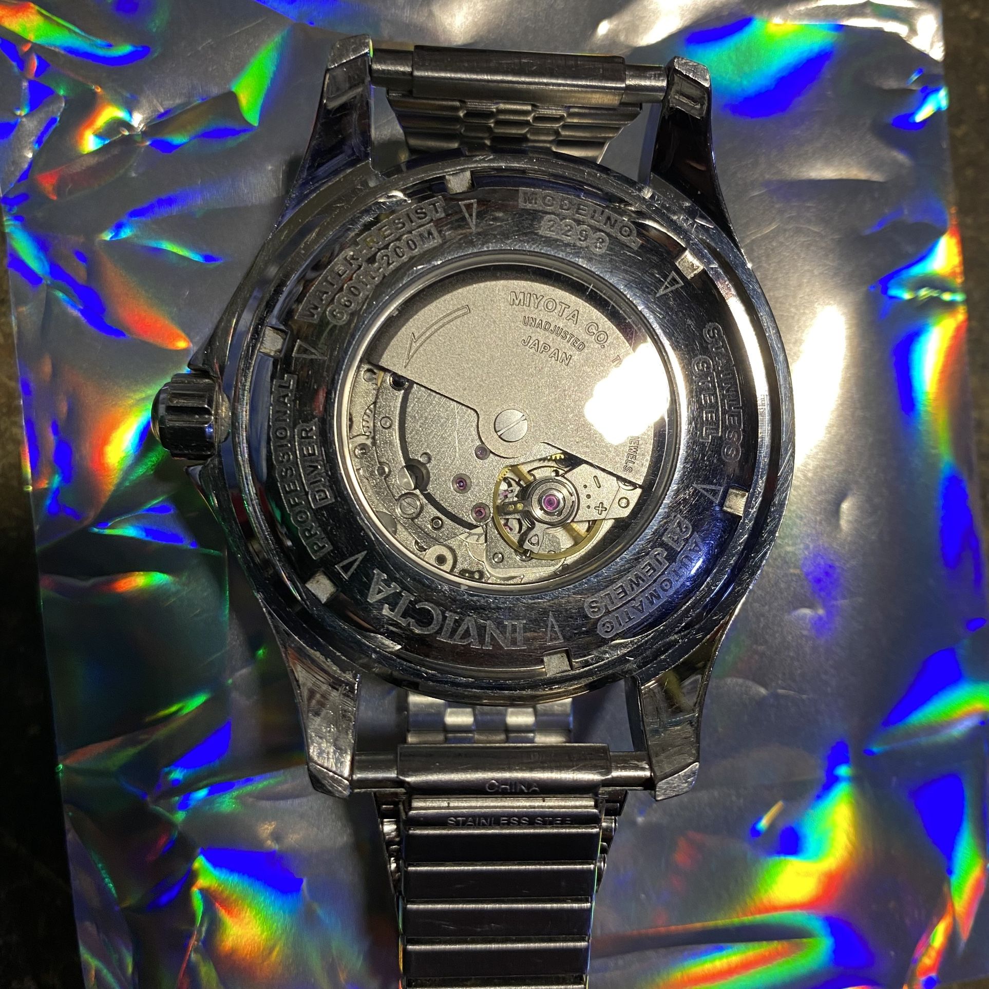 Invicta Divers Self Winding Watch And Free Anilog Watch Jewelry & Accessories