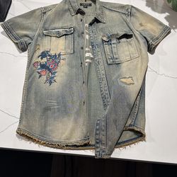 Size L Denim Shirt