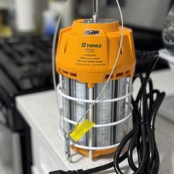 Topaz 100-Watt LED Temporary High Bay light fixture. 