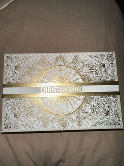 Empty Dior box with paper tissue