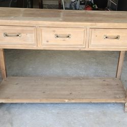 Wood Console