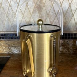 Vintage Gold Ice Bucket