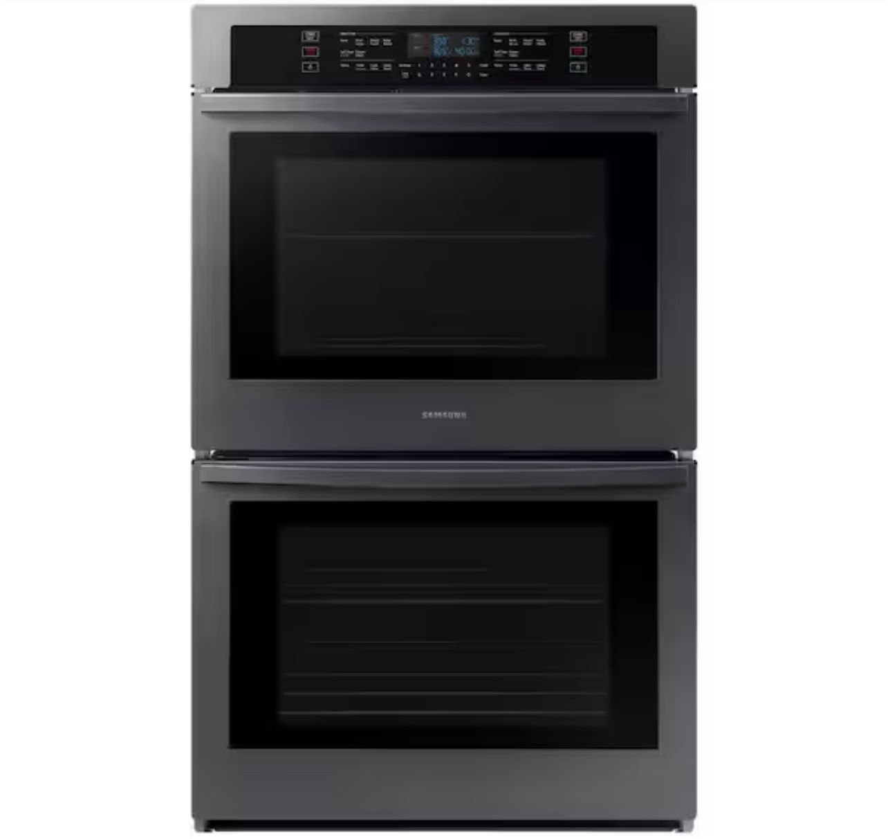Samsung 30 in. Double Electric Wall Oven in Black Stainless Steel with Wi-Fi Connectivity