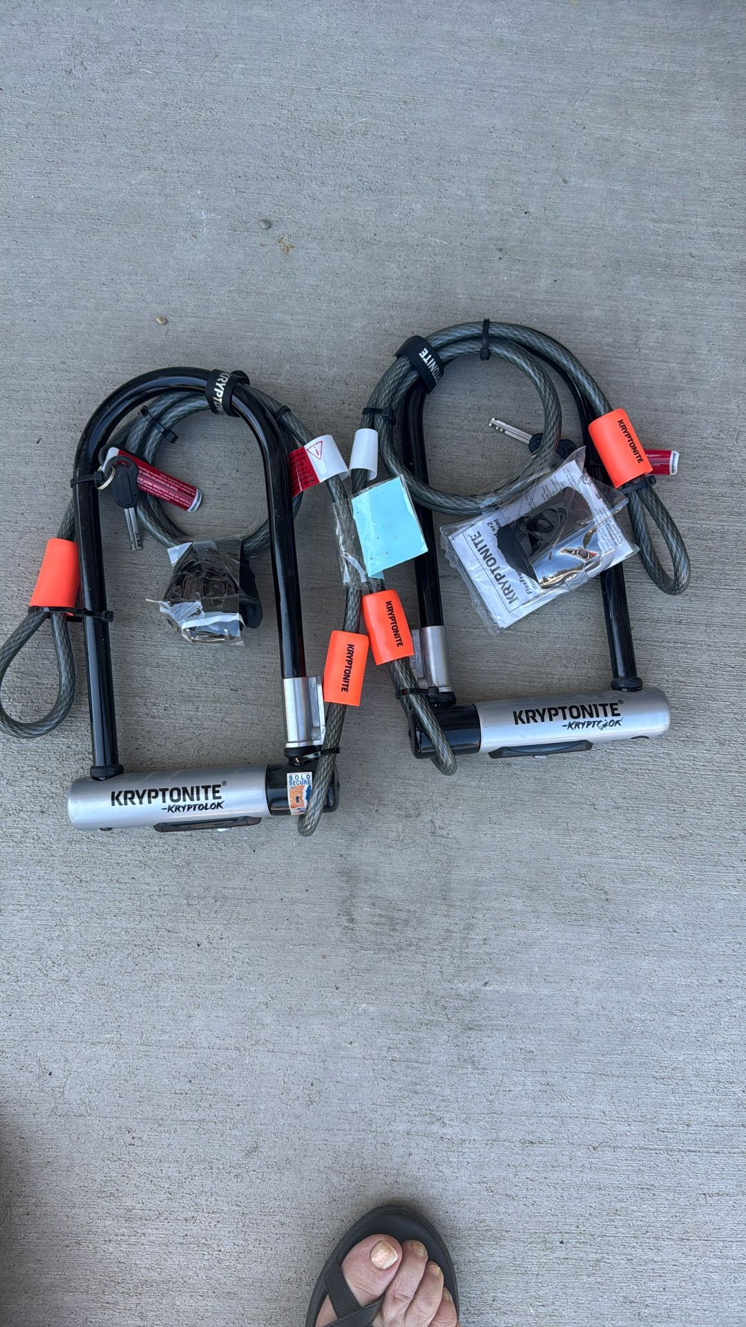 2 Kryptonite Bike Locks