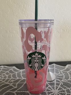 pink starbucks cup
