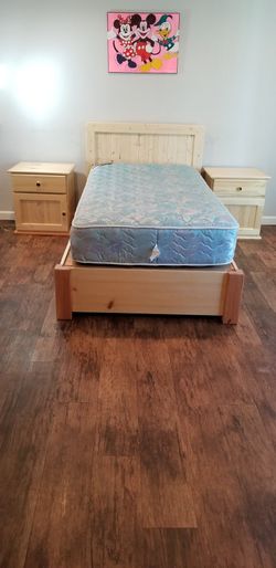 Custom made twin bed frame